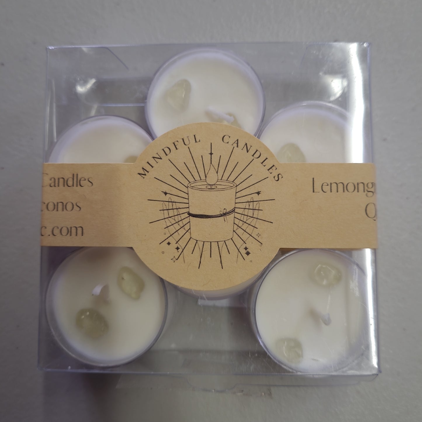 Lemongrass Soy Wax Tealight Candles