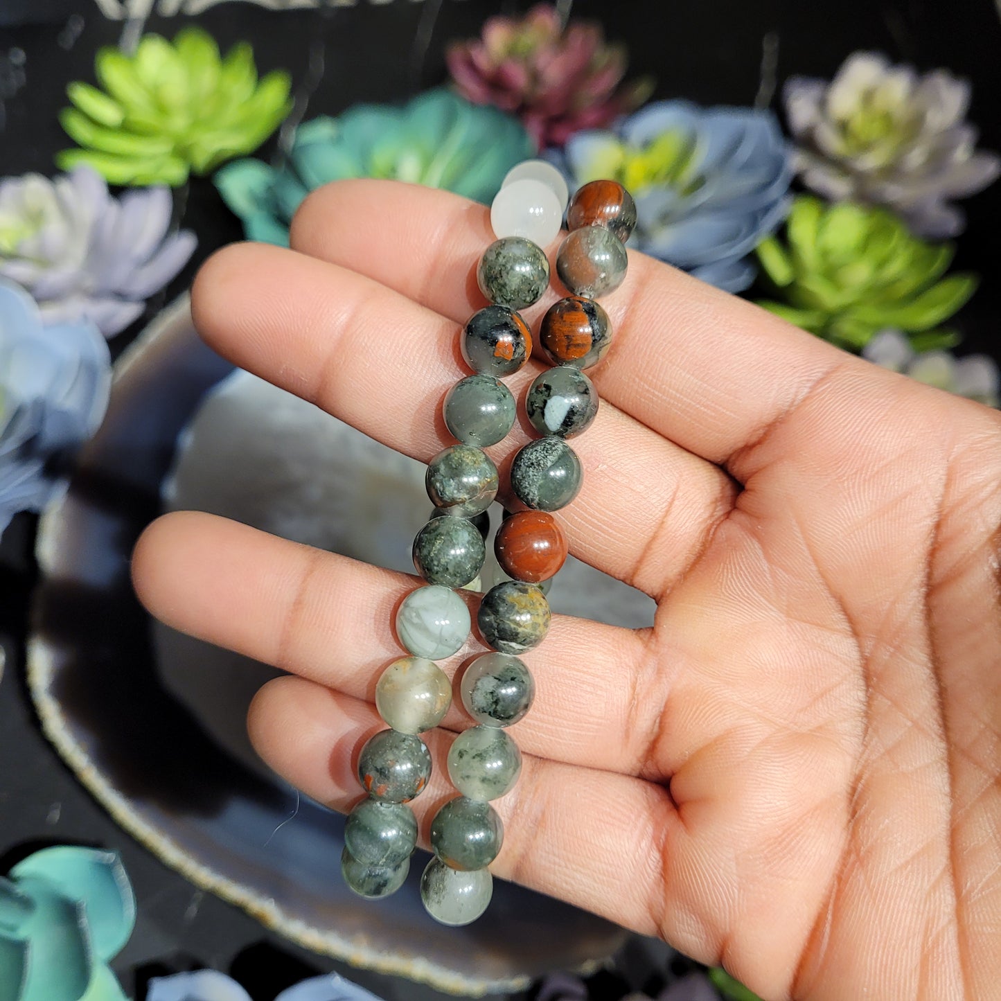 African Bloodstone Bracelet