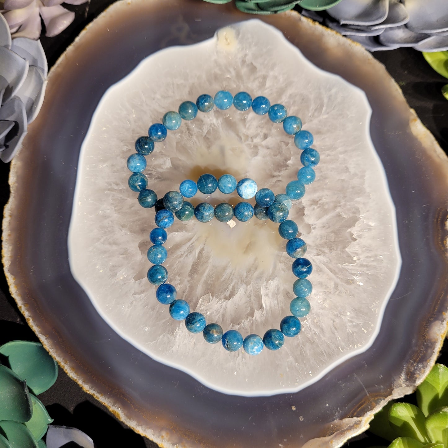 Blue Apatite Bracelet