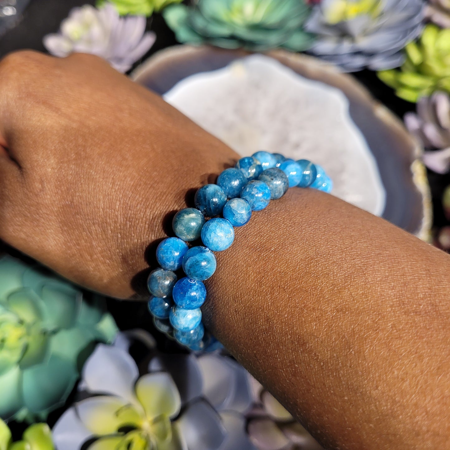 Blue Apatite Bracelet