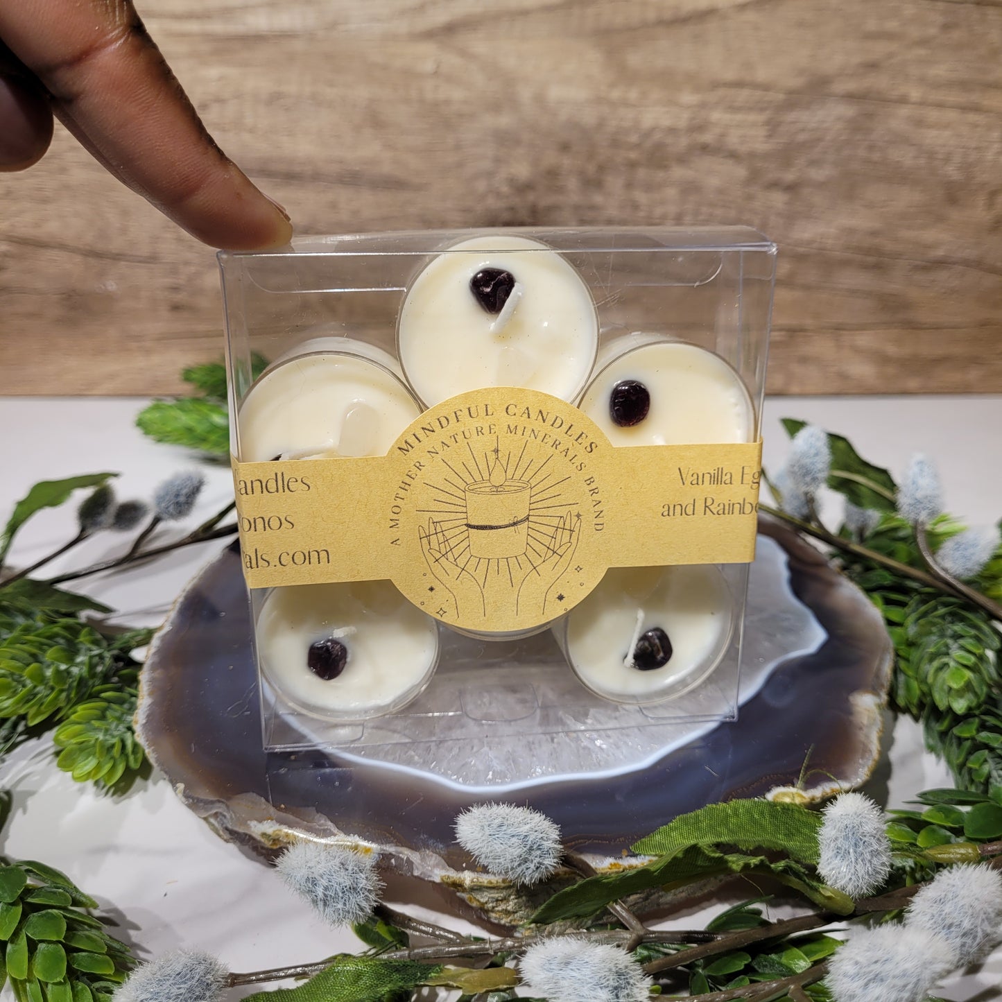 Vanilla Eggnog Soy Tealight Candles