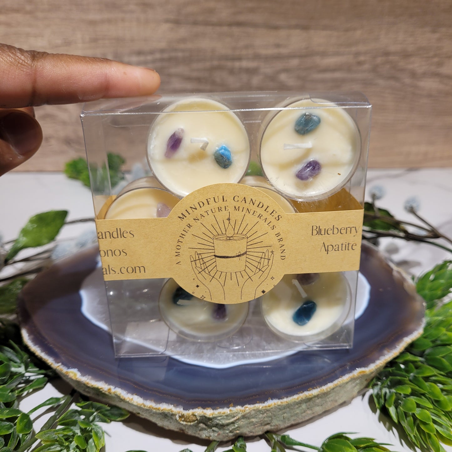 Blueberry Cobbler Soy Tealight Candles