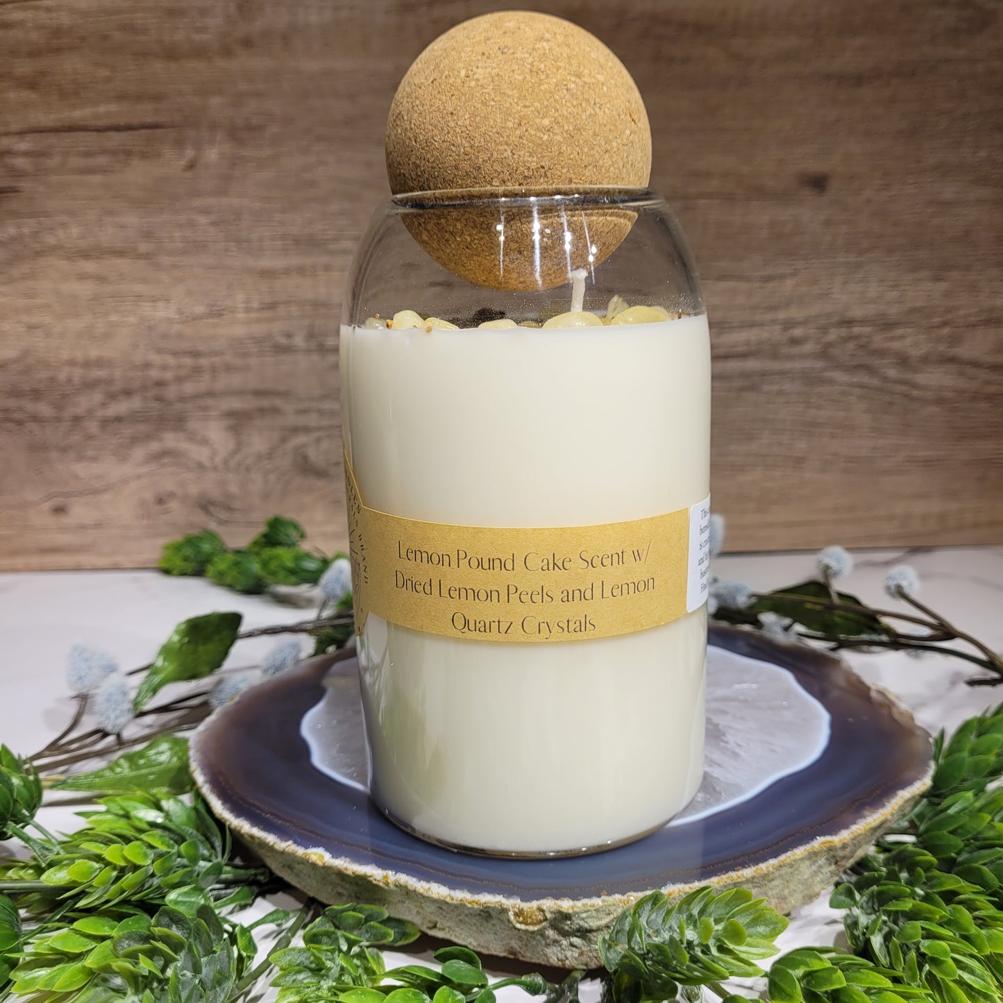 Lemon Pound Cake Soy Crystal Candle