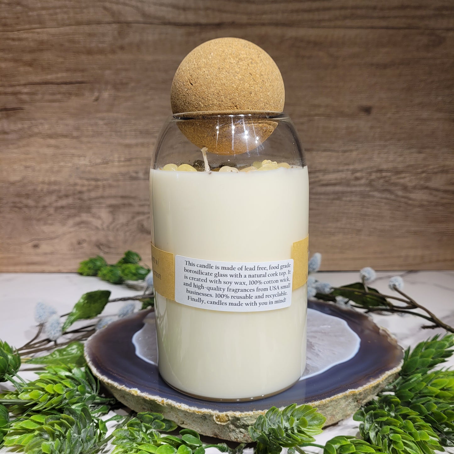 Lemon Pound Cake Soy Crystal Candle