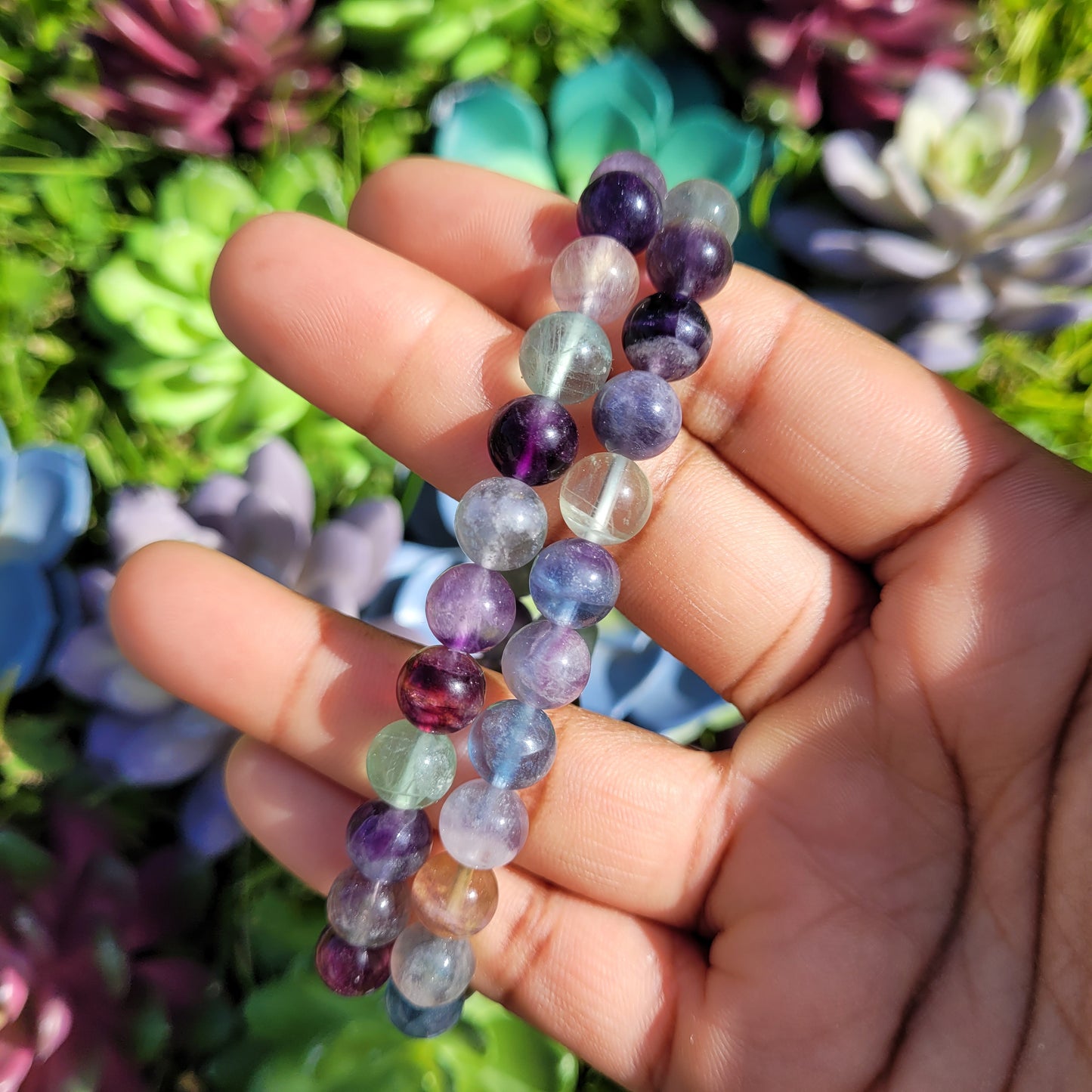 Rainbow Fluorite bracelet