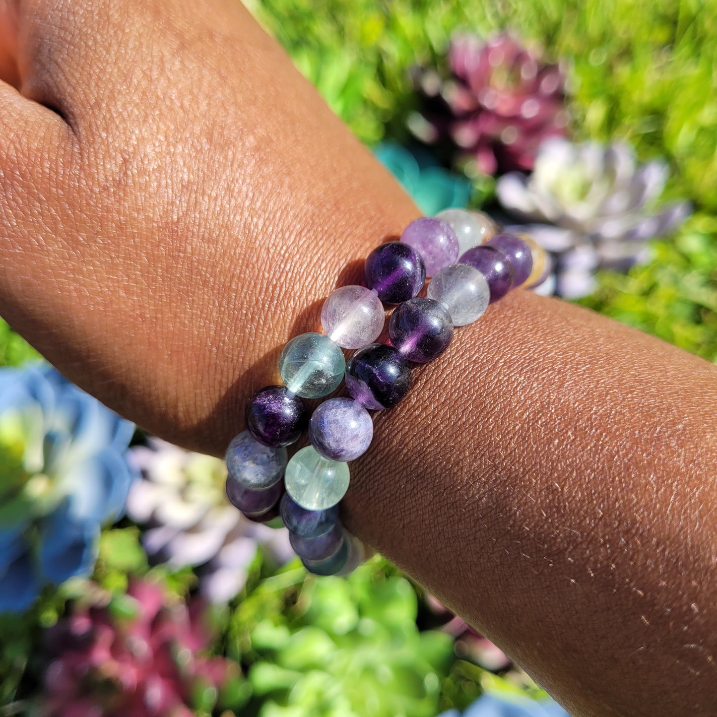 Rainbow Fluorite bracelet