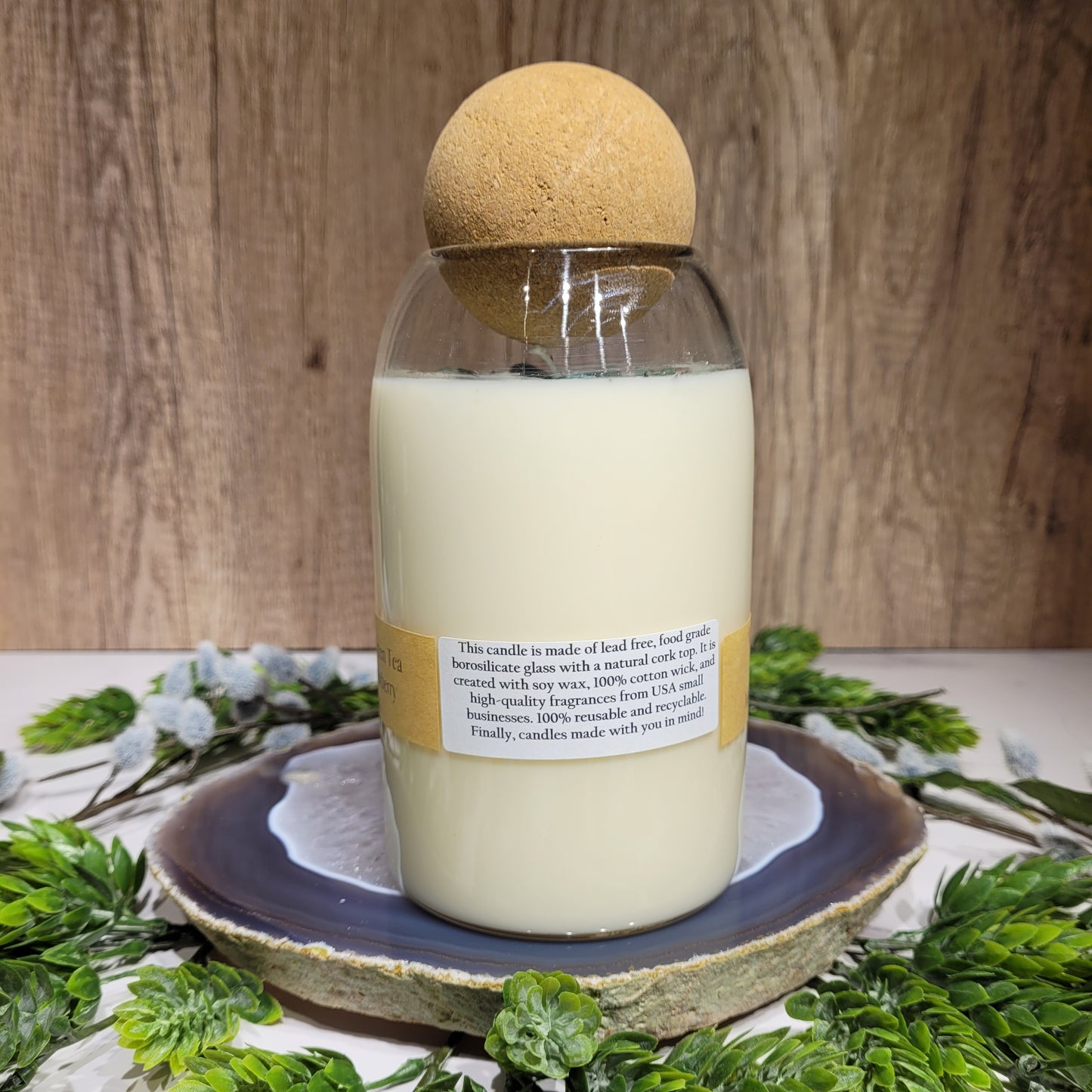Green Tea Lemon Soy Candle