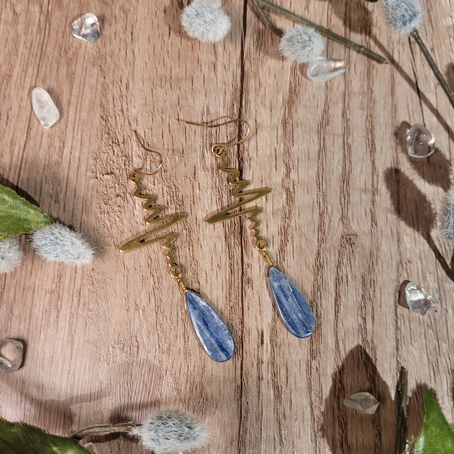 Blue Kyanite Earrings
