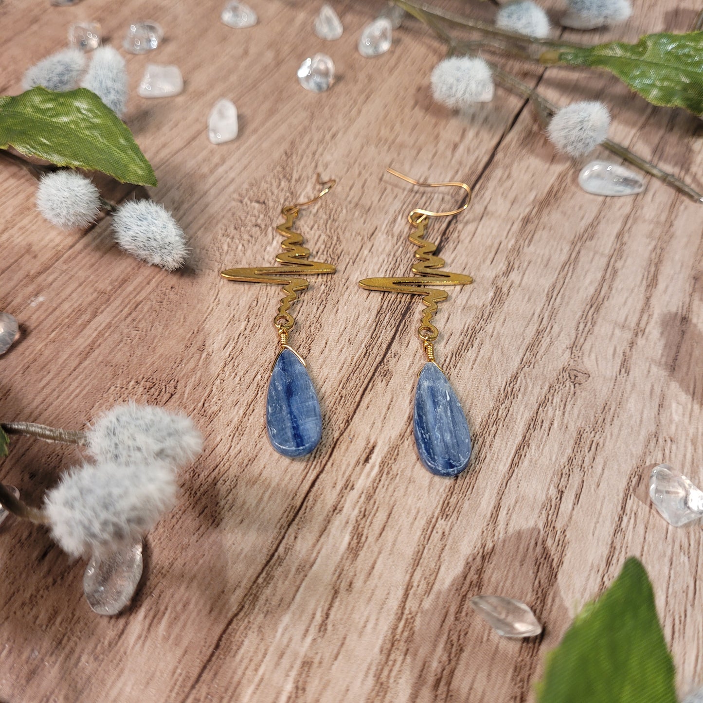 Blue Kyanite Earrings