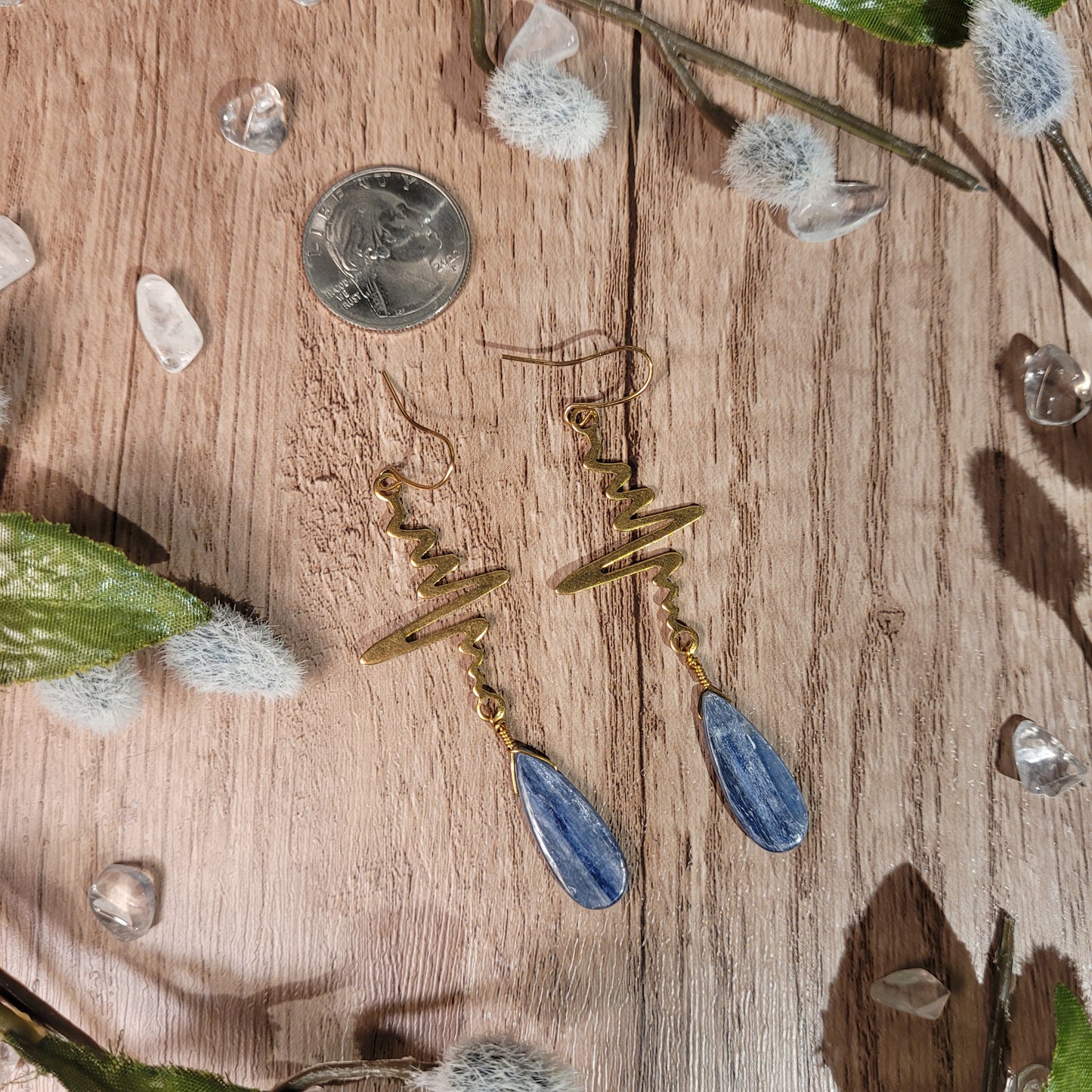 Blue Kyanite Earrings