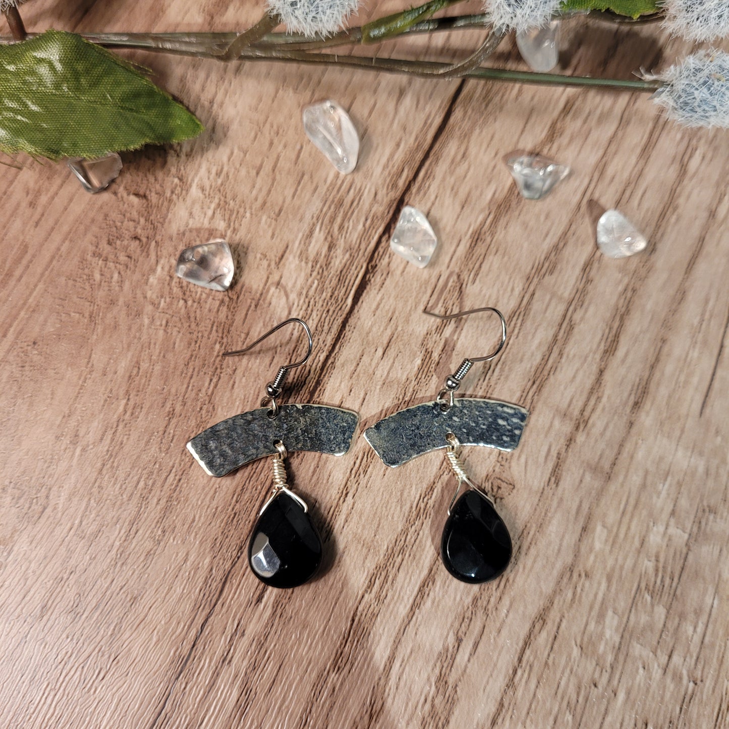 Black Onyx Earrings