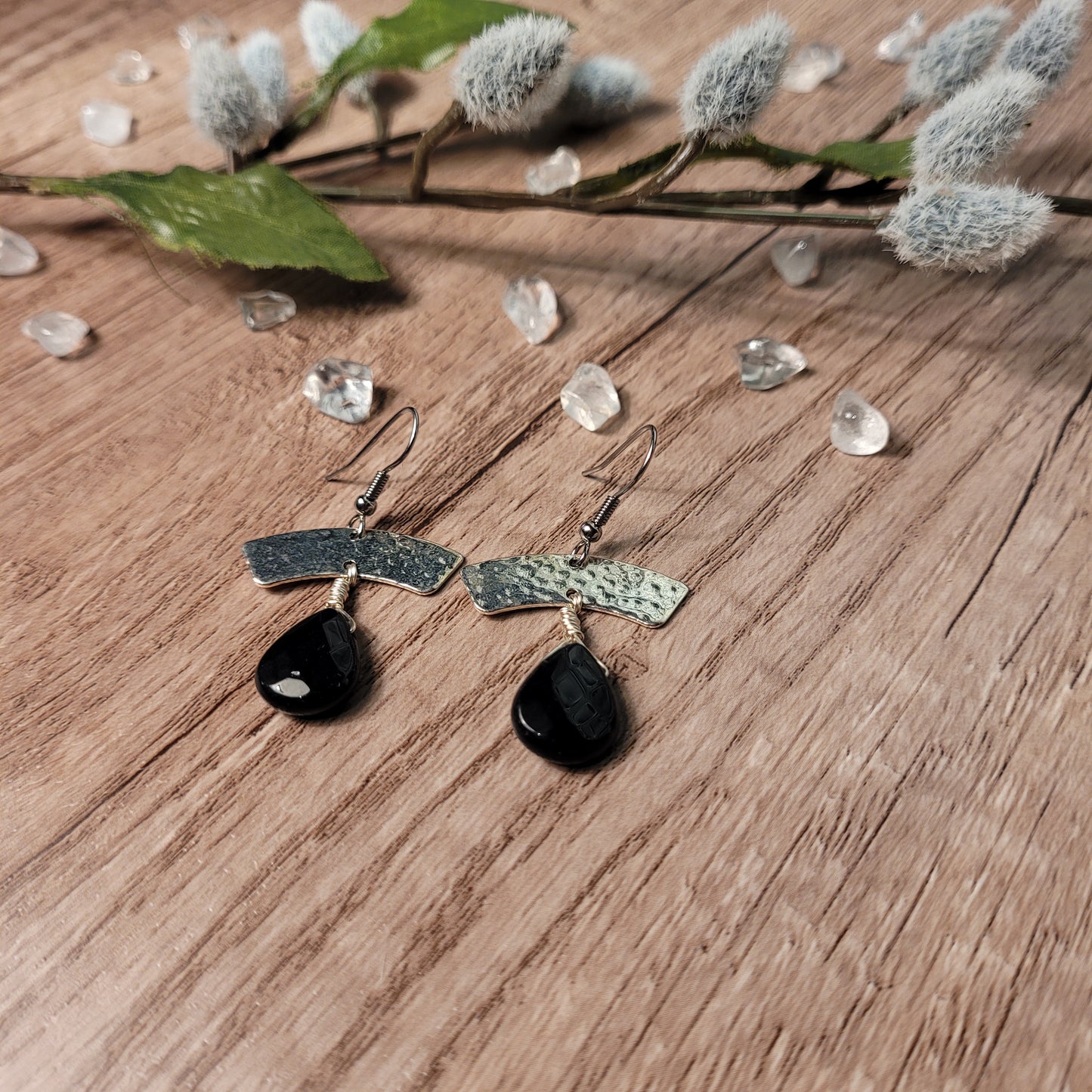Black Onyx Earrings
