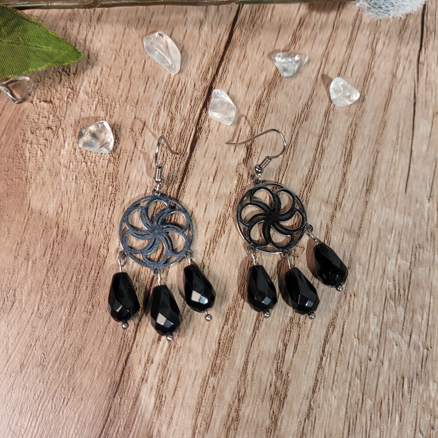 Black Onyx Earrings