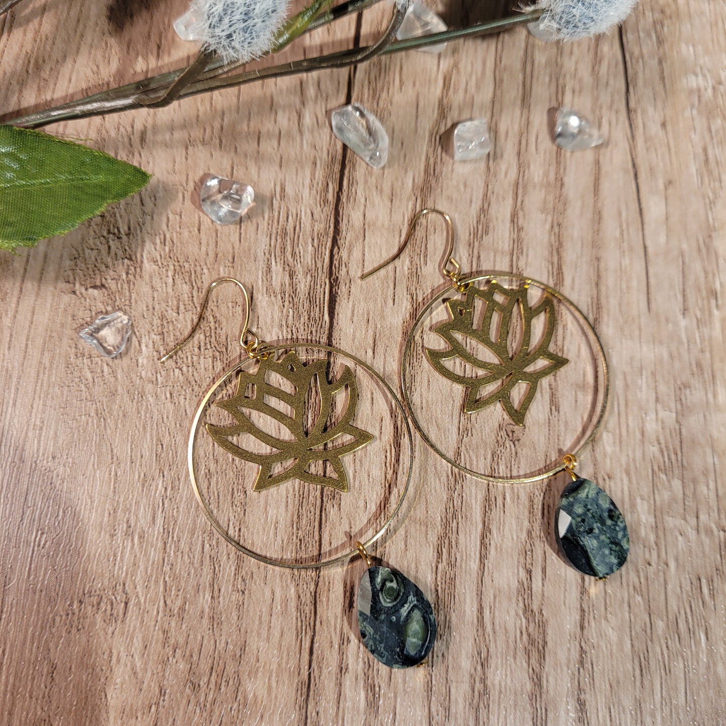 Kambaba Jasper Earrings