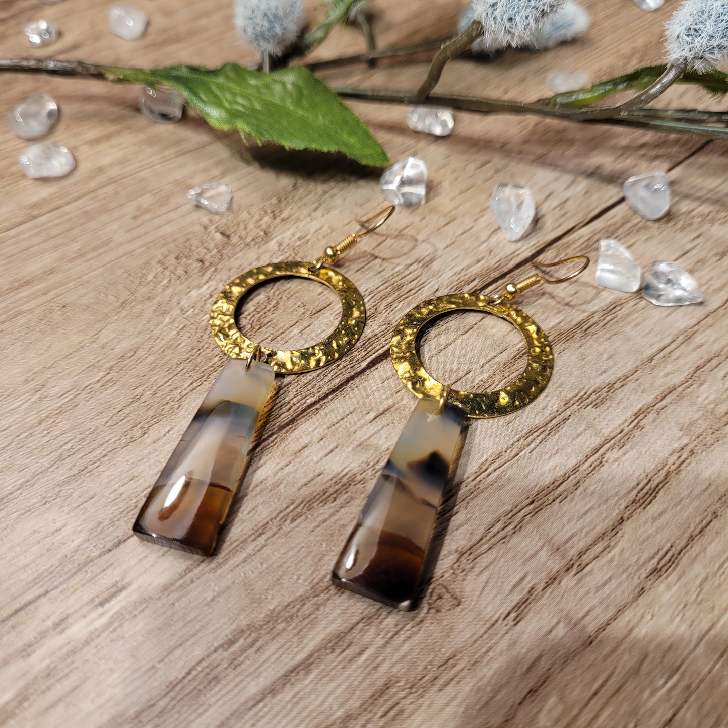Montana Agate Earrings