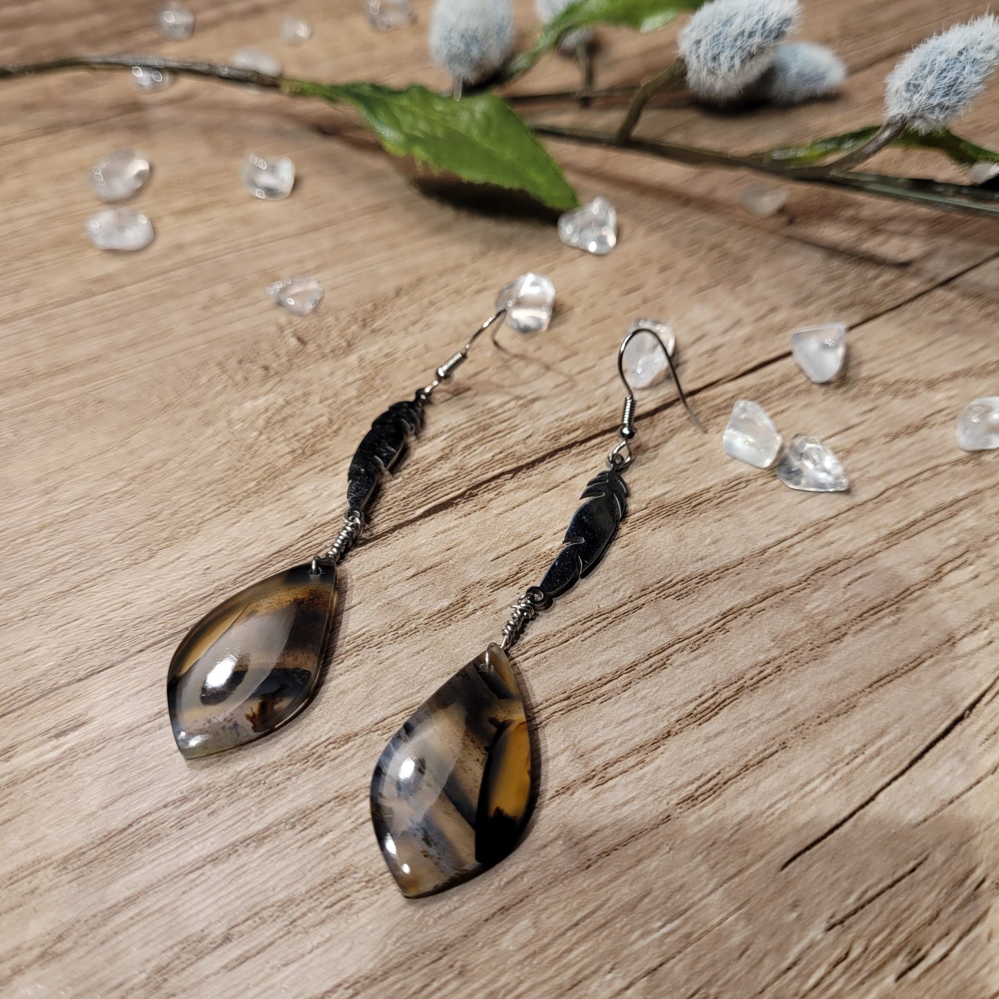 Montana Agate Earrings