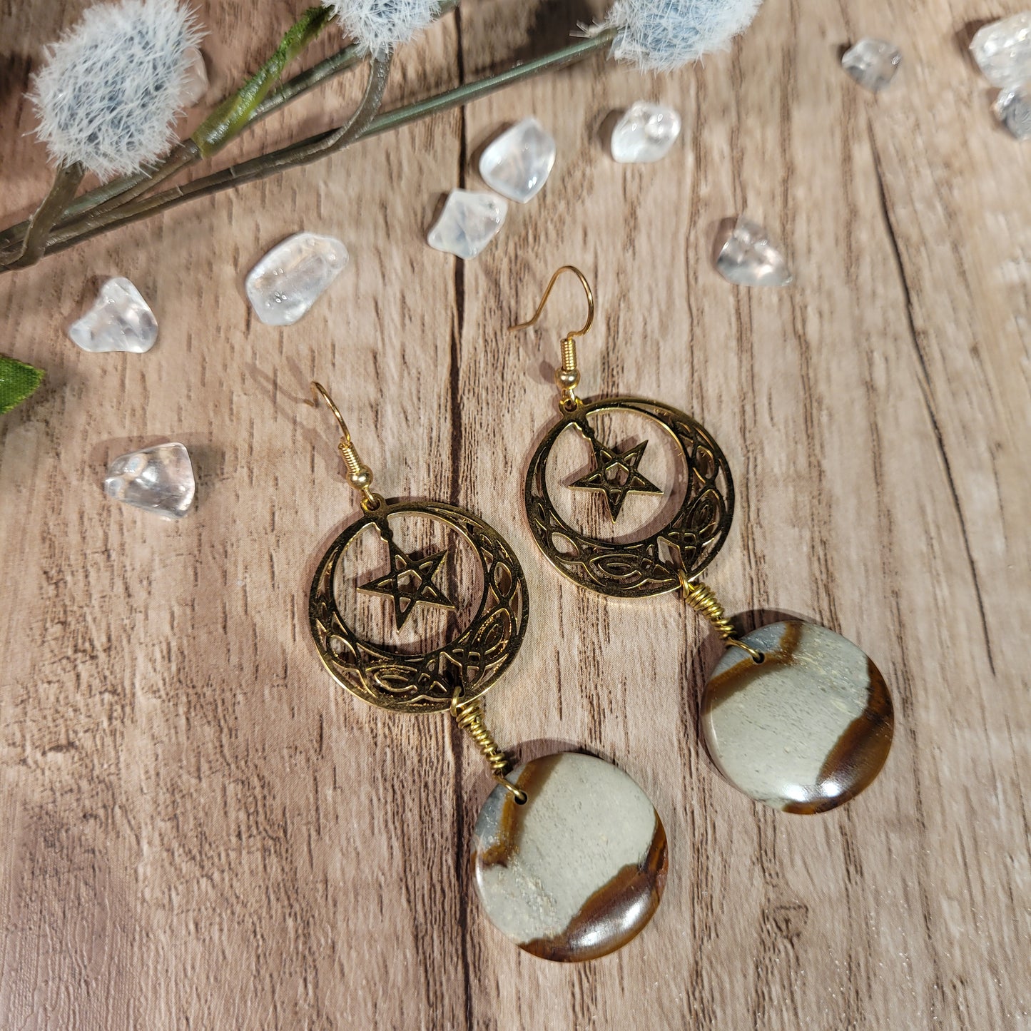 Polychrome Jasper Earrings