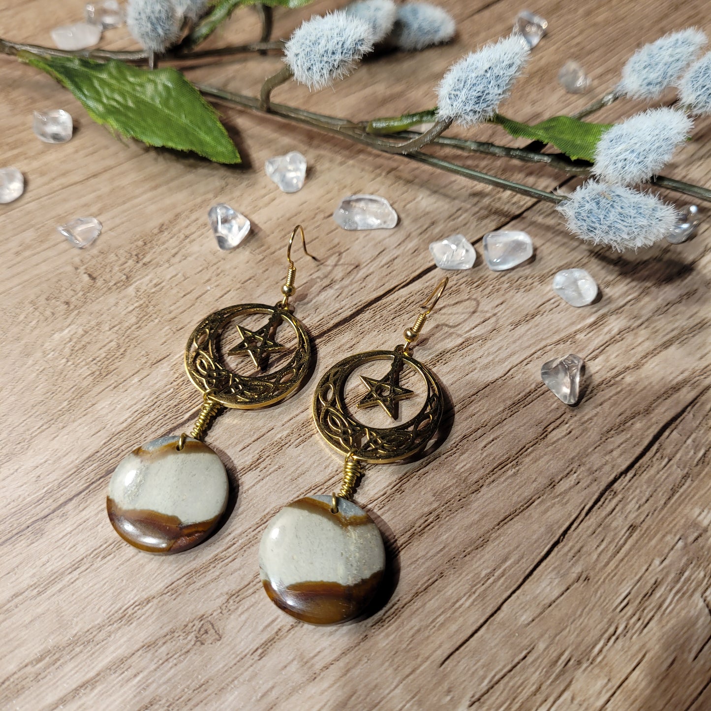 Polychrome Jasper Earrings