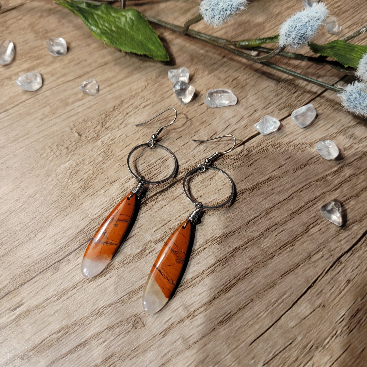Red Jasper Earrings