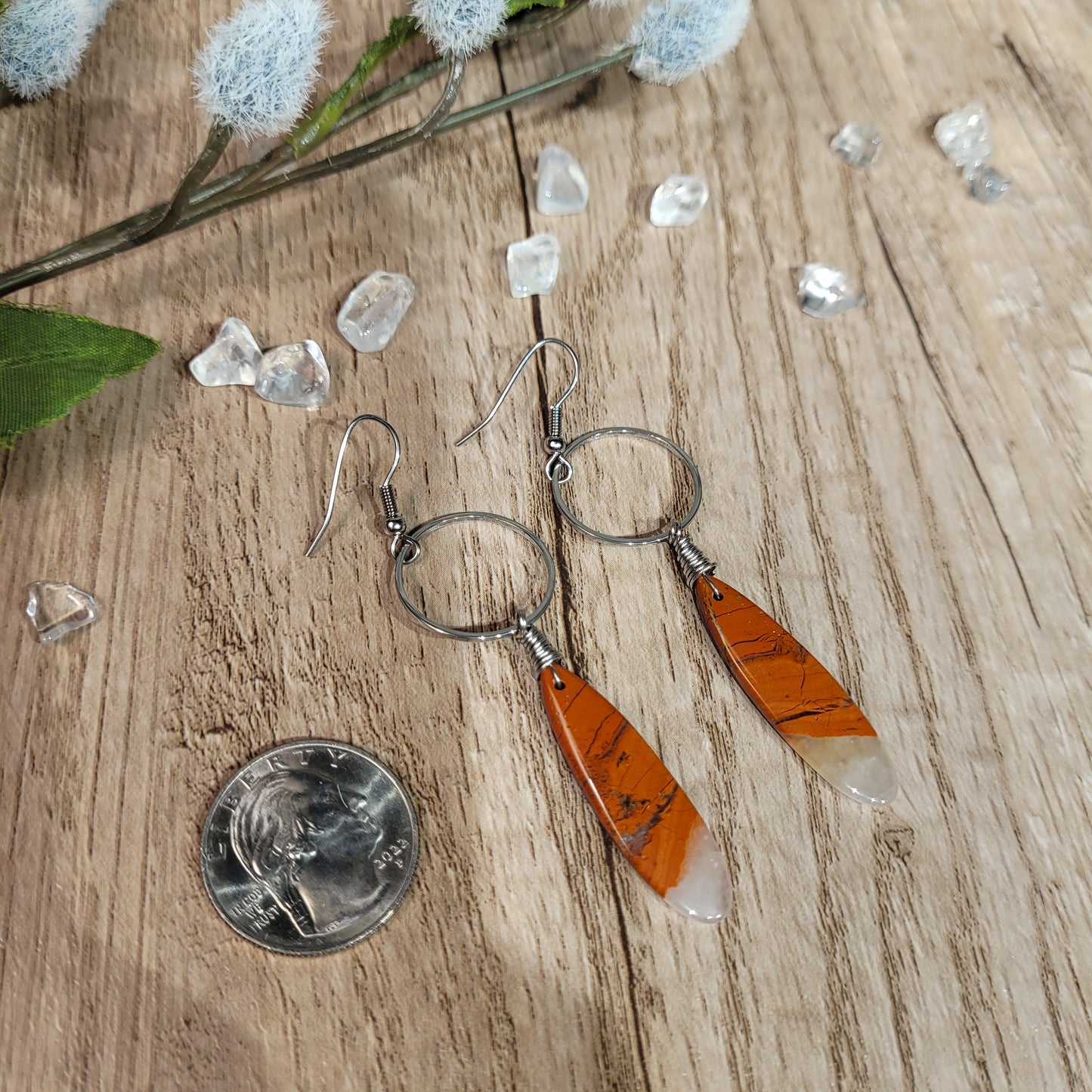 Red Jasper Earrings