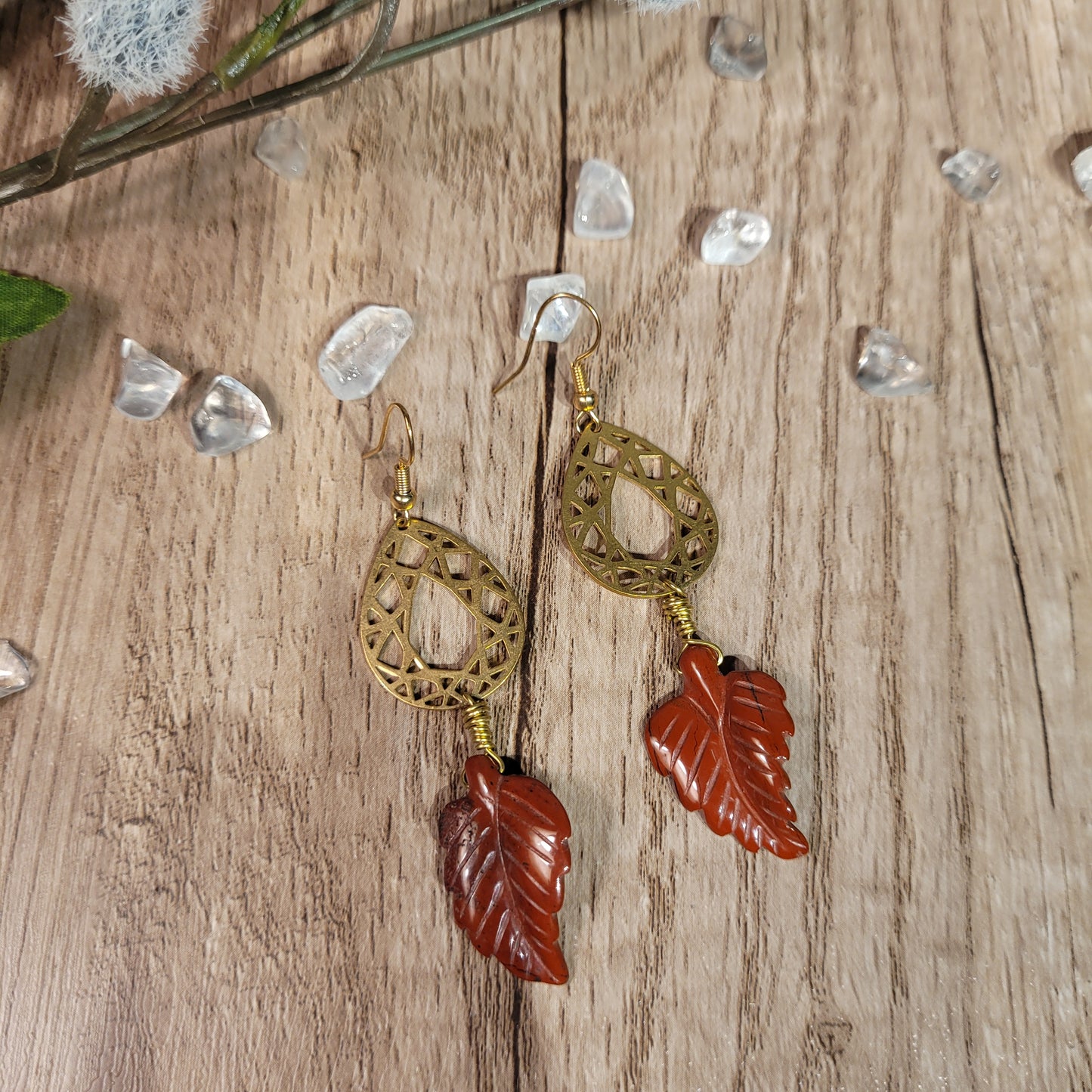 Red Jasper Earrings