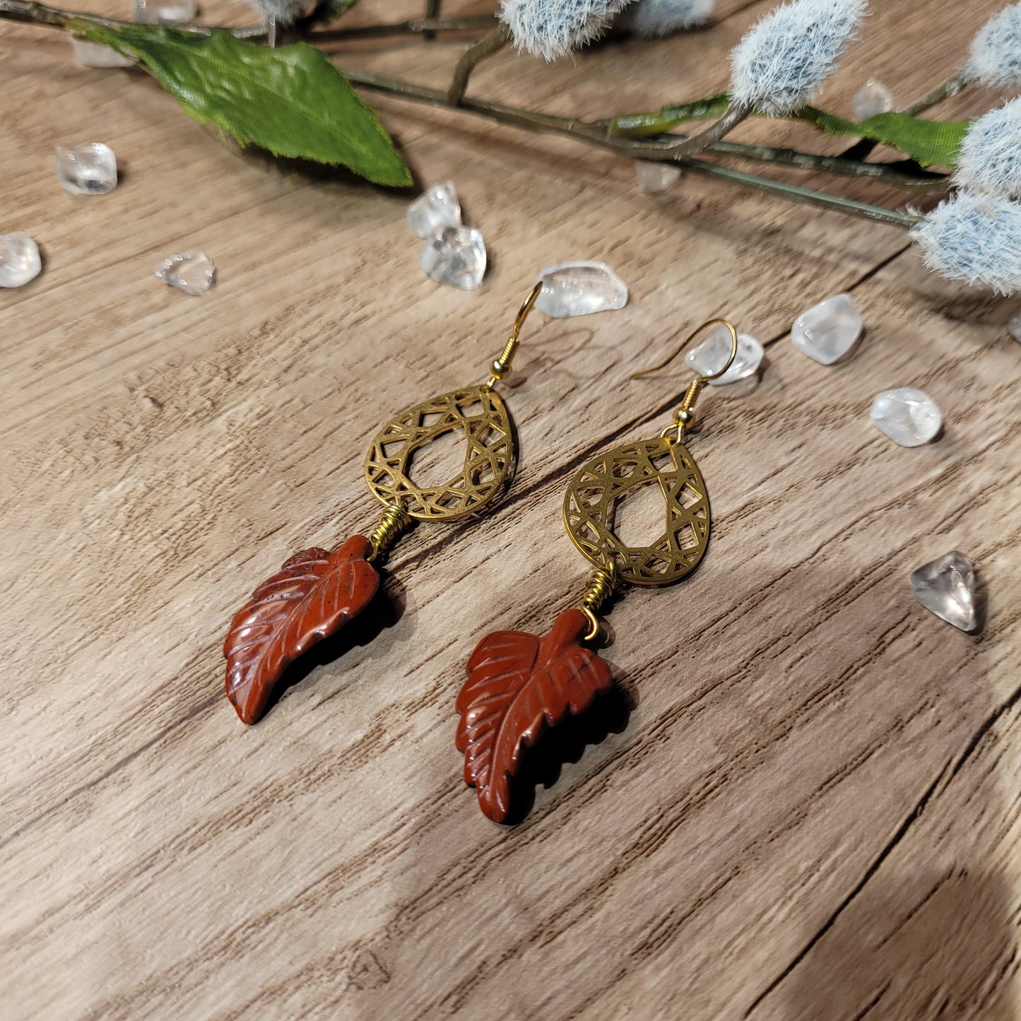 Red Jasper Earrings