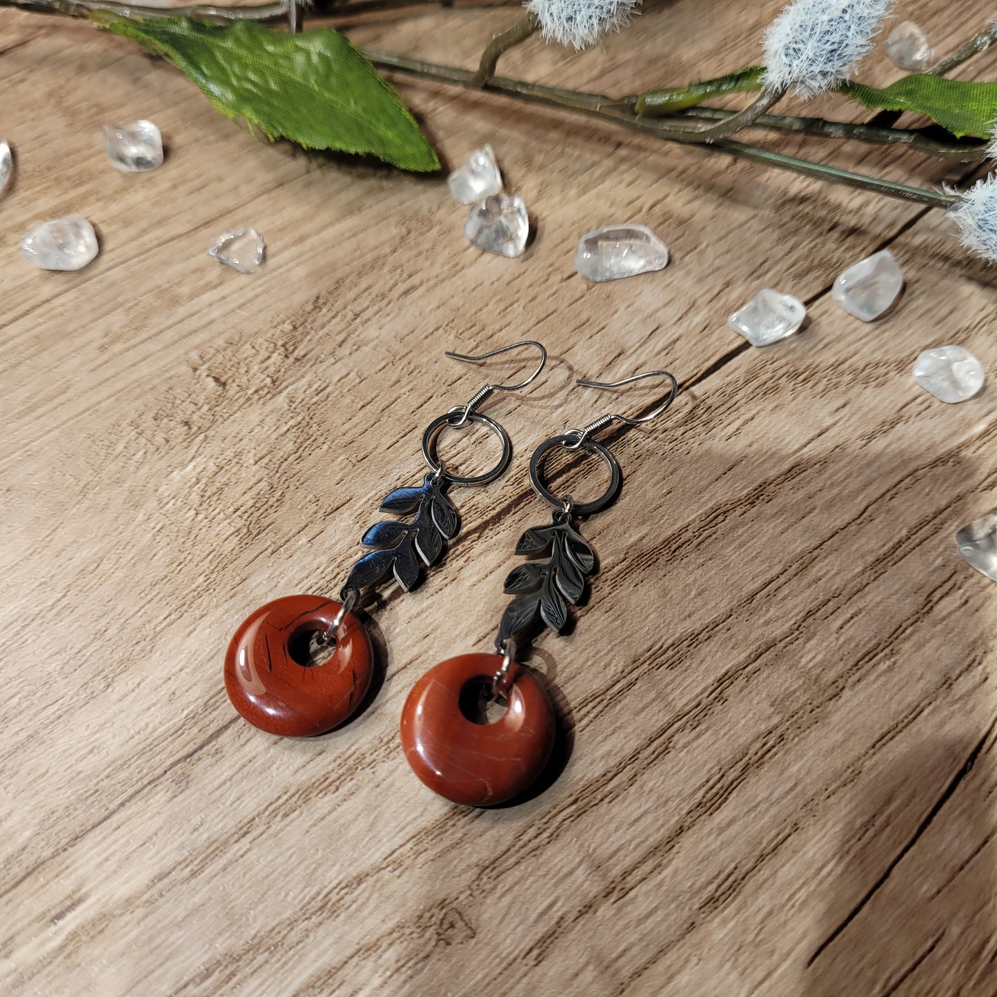 Red Jasper Earrings