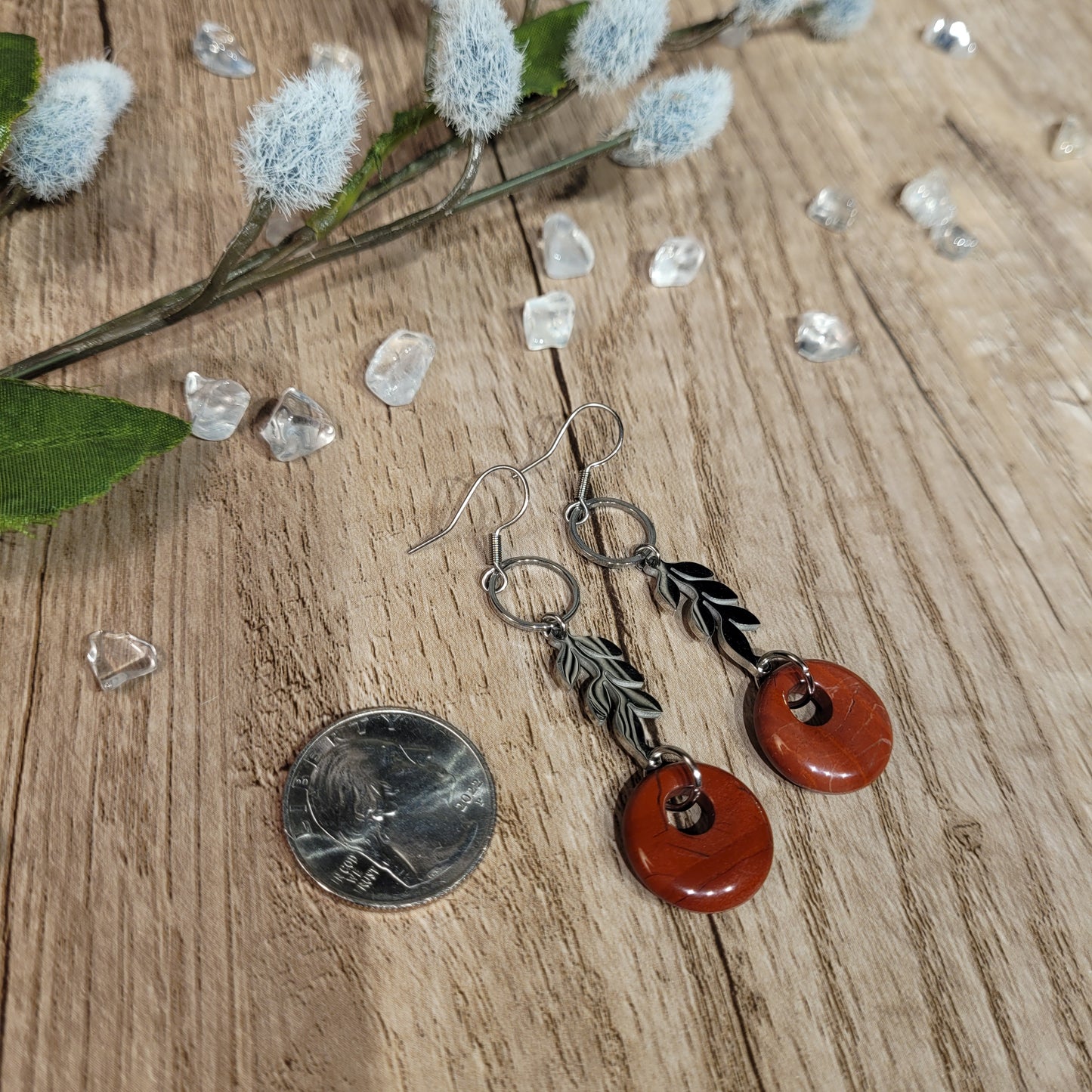 Red Jasper Earrings