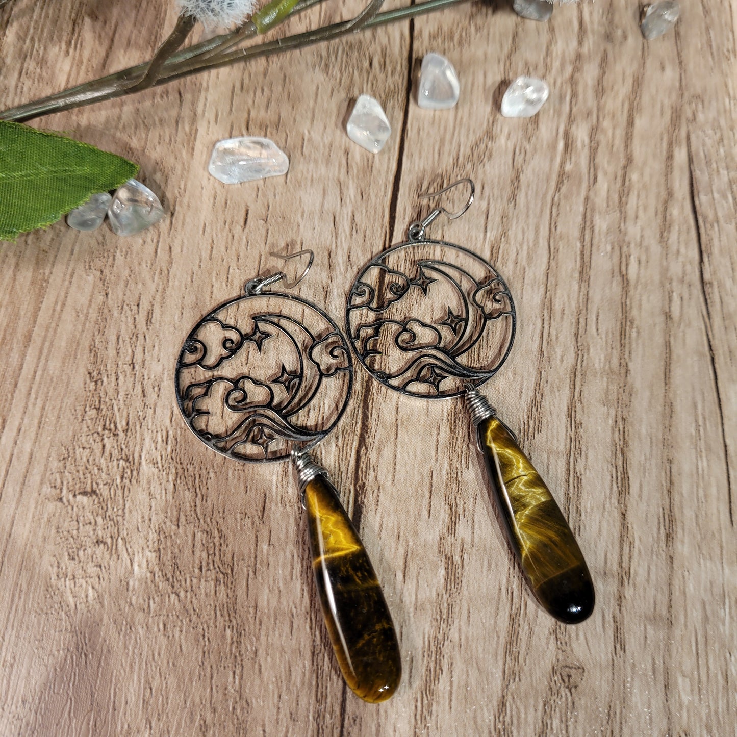 Tigers Eye Earrings