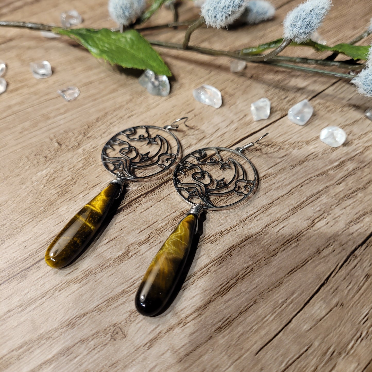 Tigers Eye Earrings