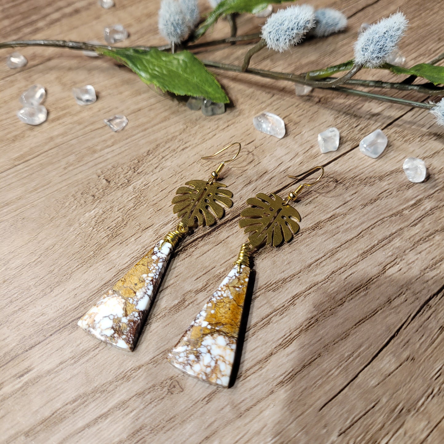 Wild Horse Jasper Earrings