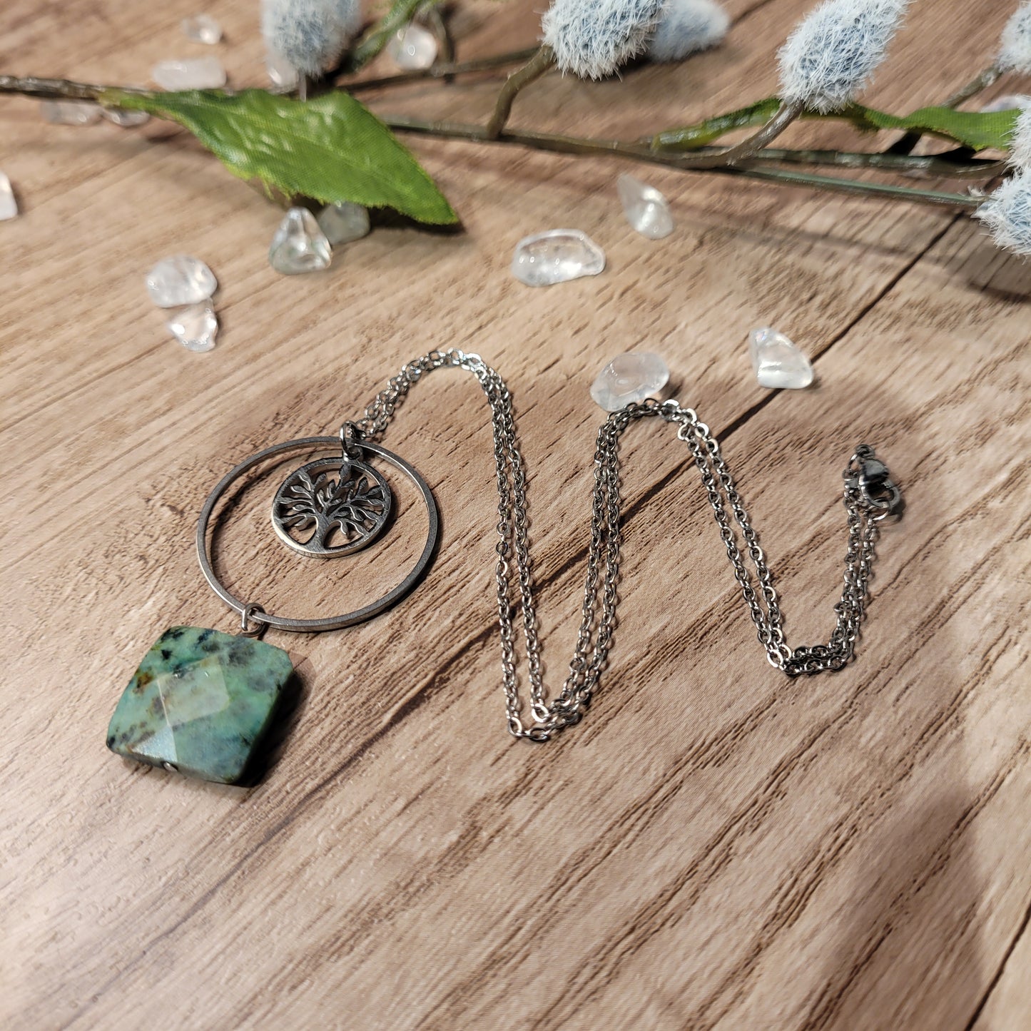 African Turquoise Necklace