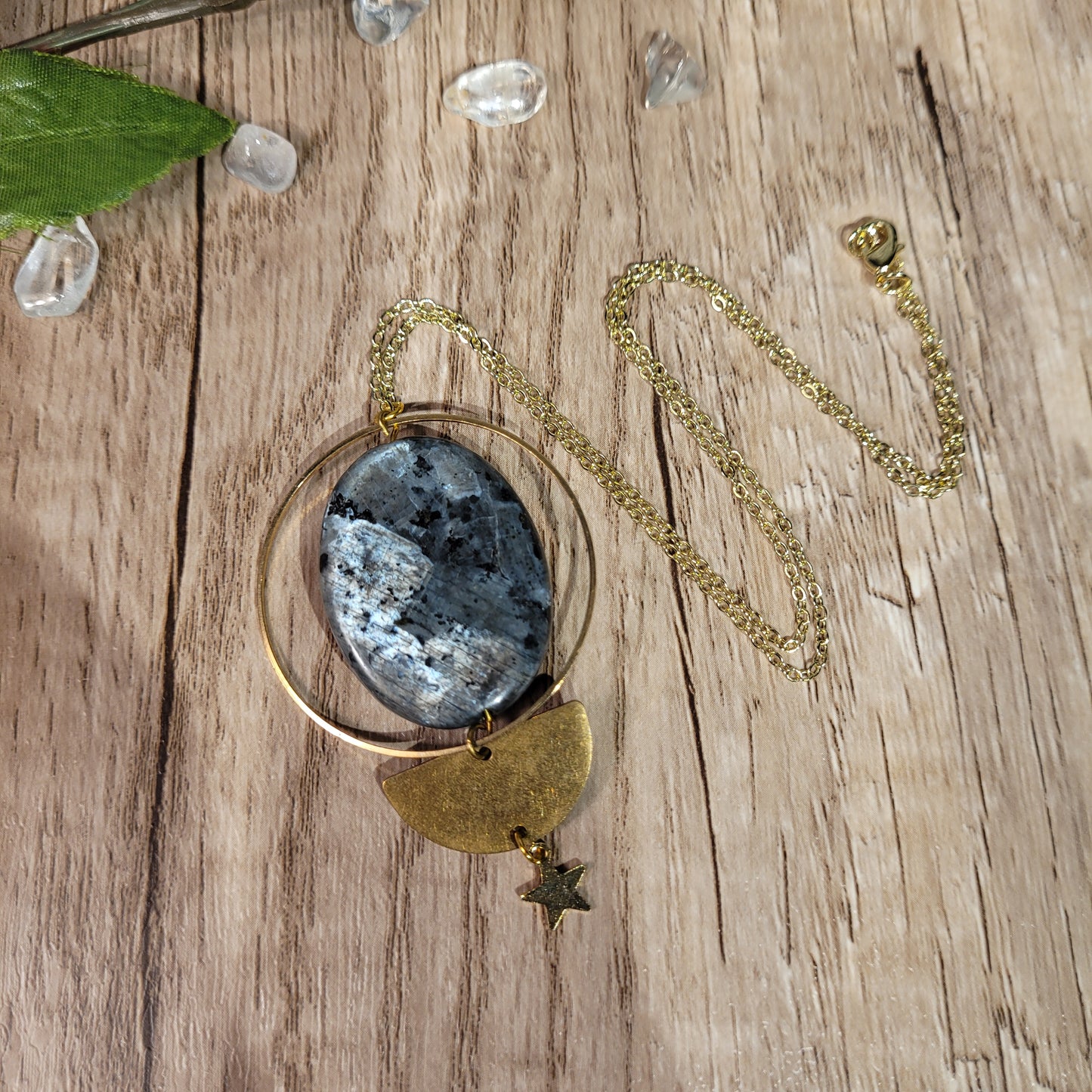 Larvikite Necklace