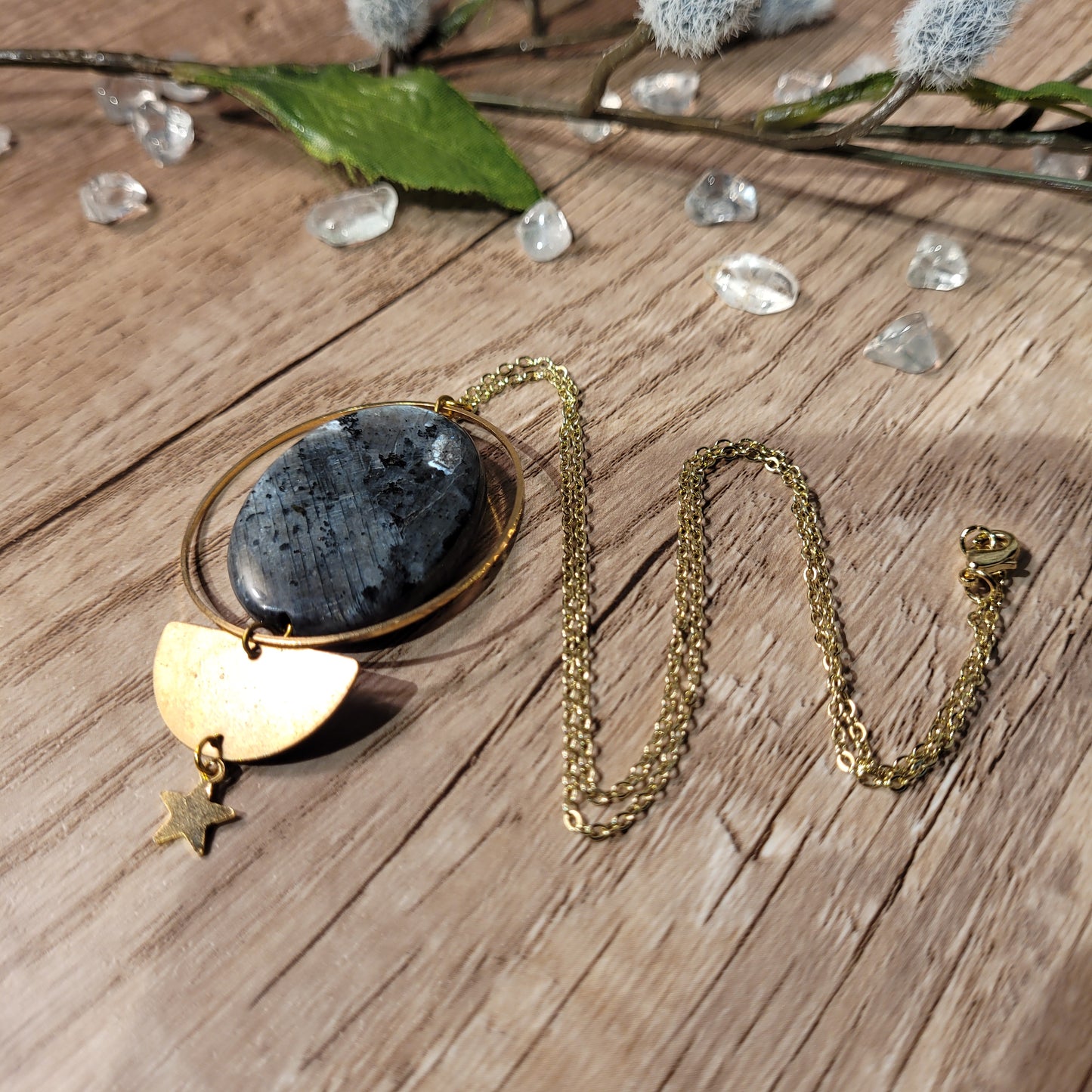 Larvikite Necklace