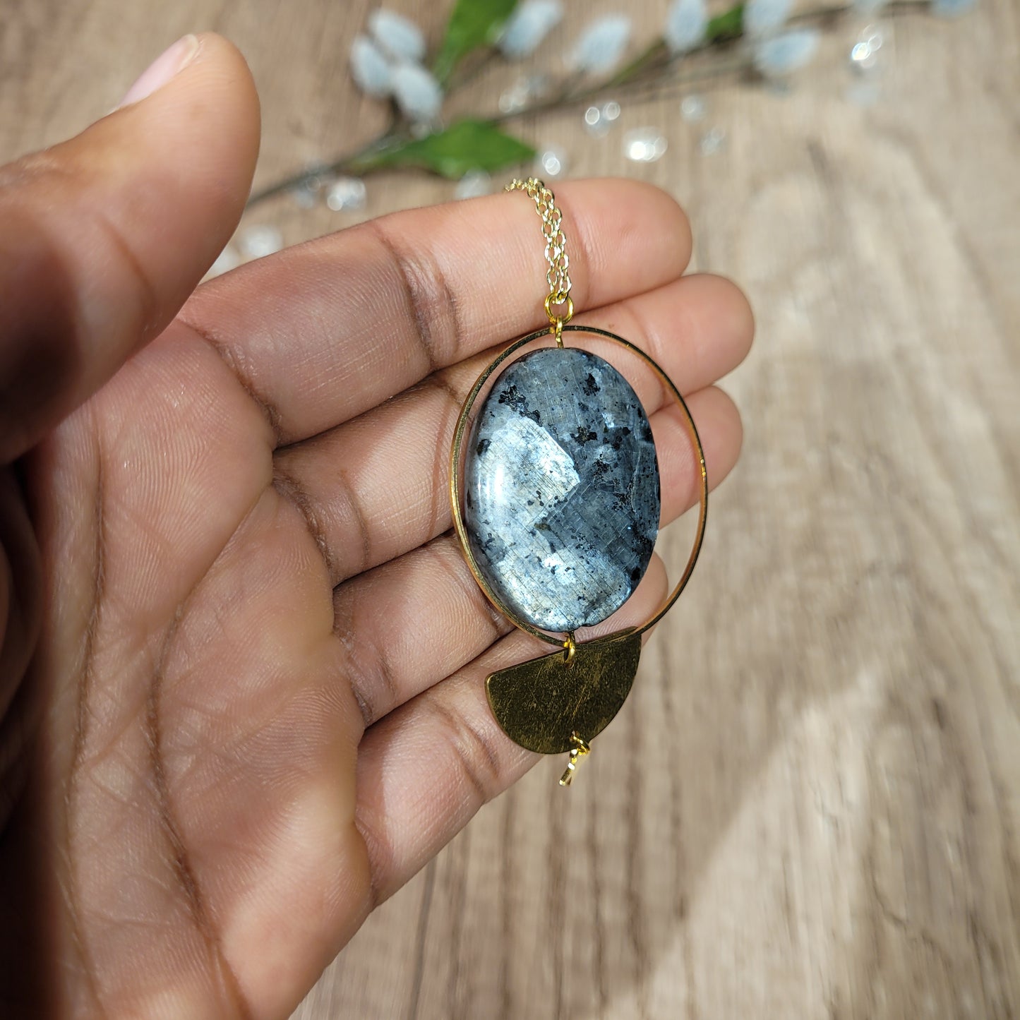 Larvikite Necklace