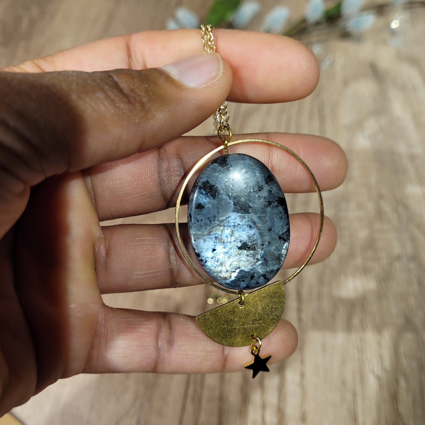 Larvikite Necklace