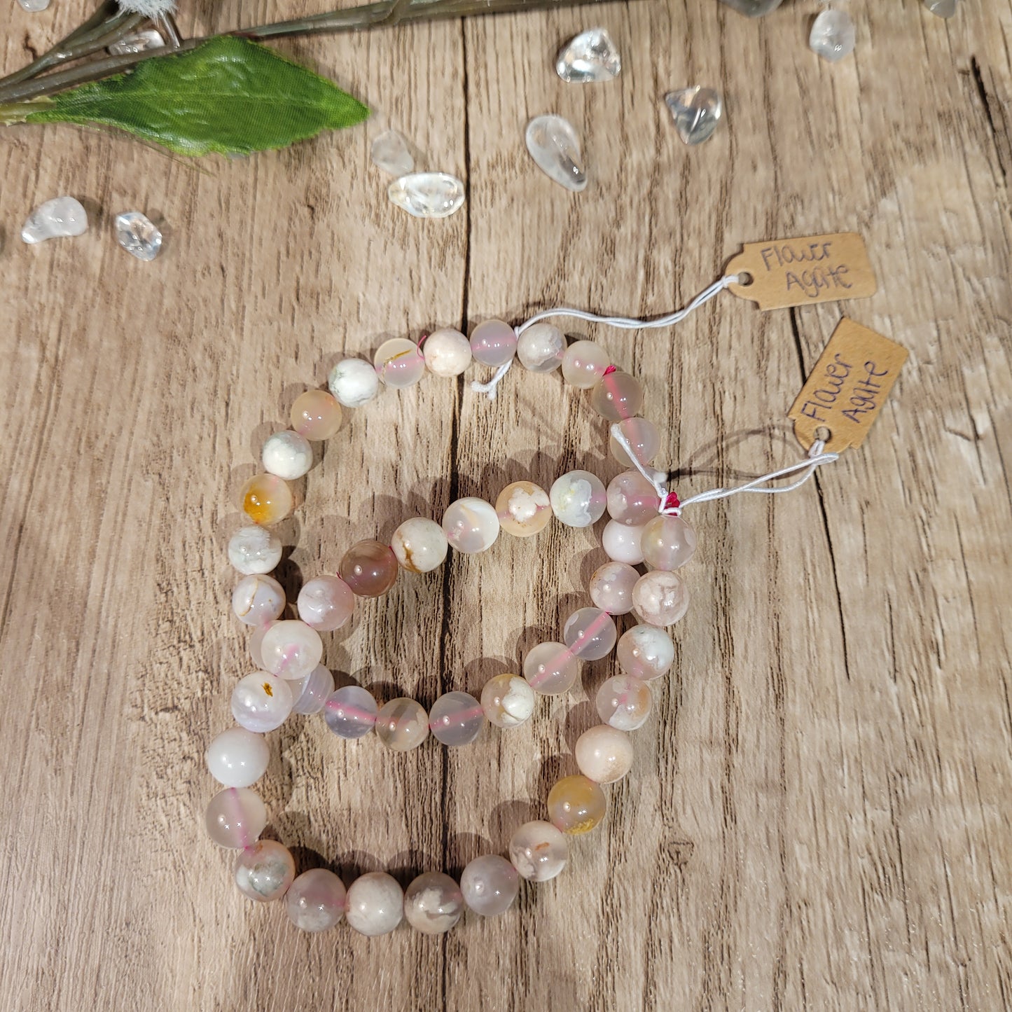 Flower Agate Bracelet