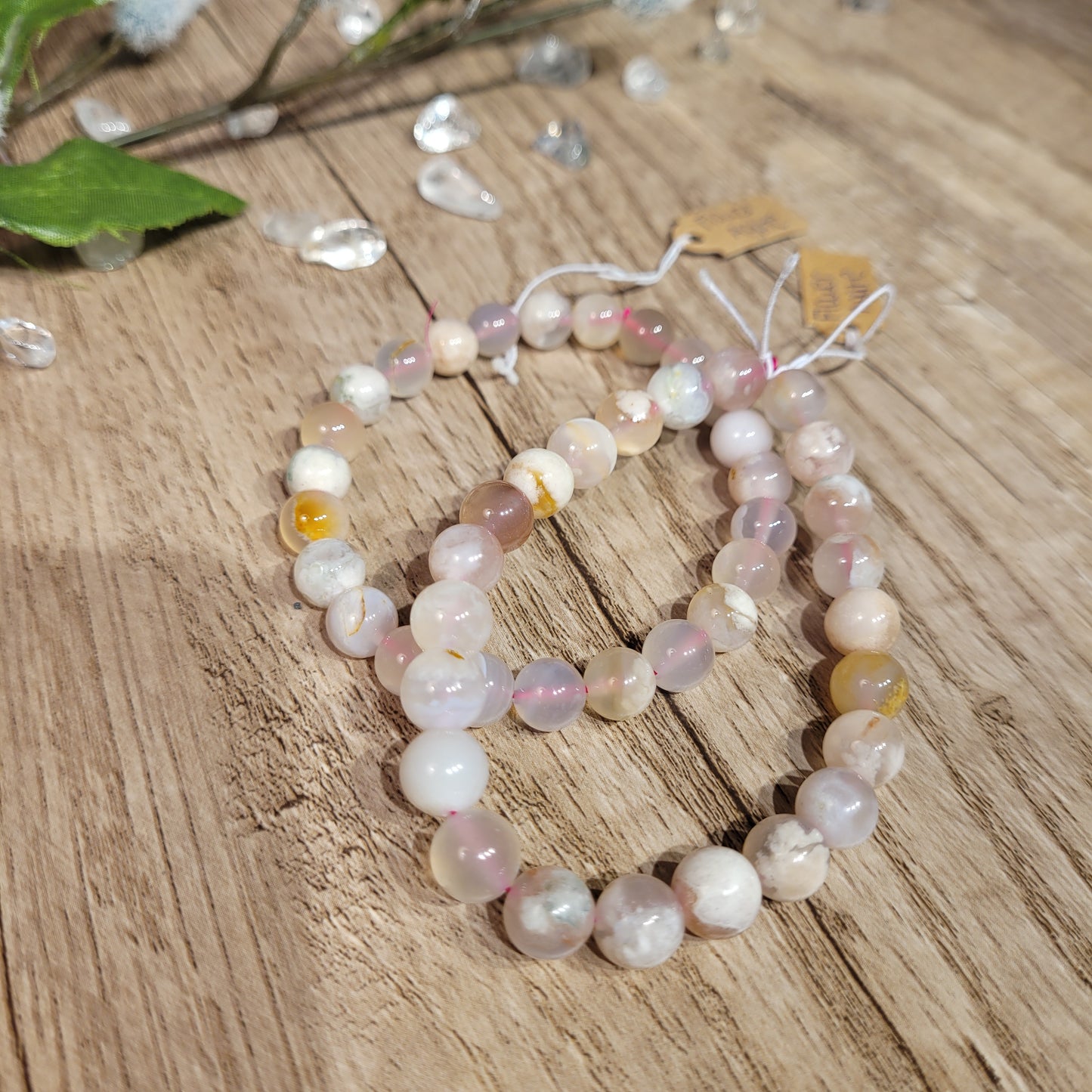 Flower Agate Bracelet