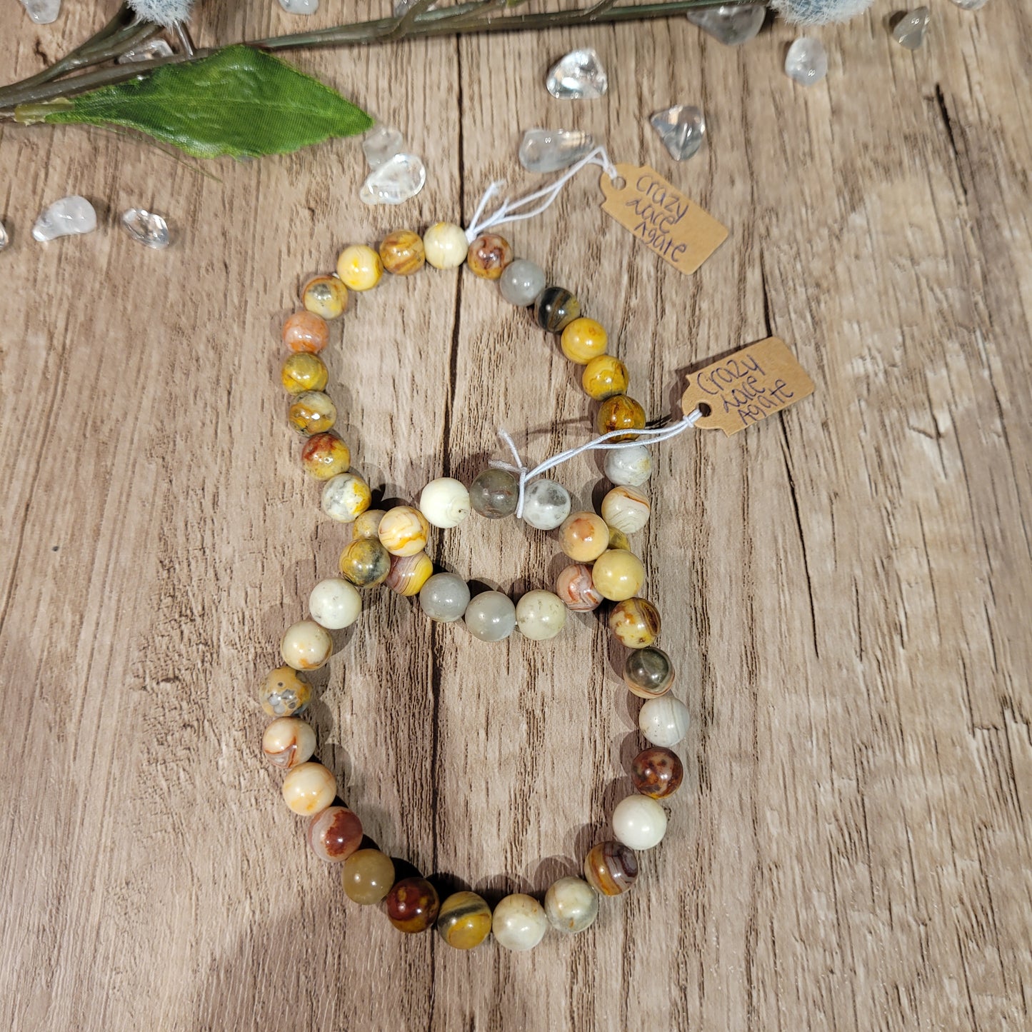 Crazy Lace Agate Bracelet