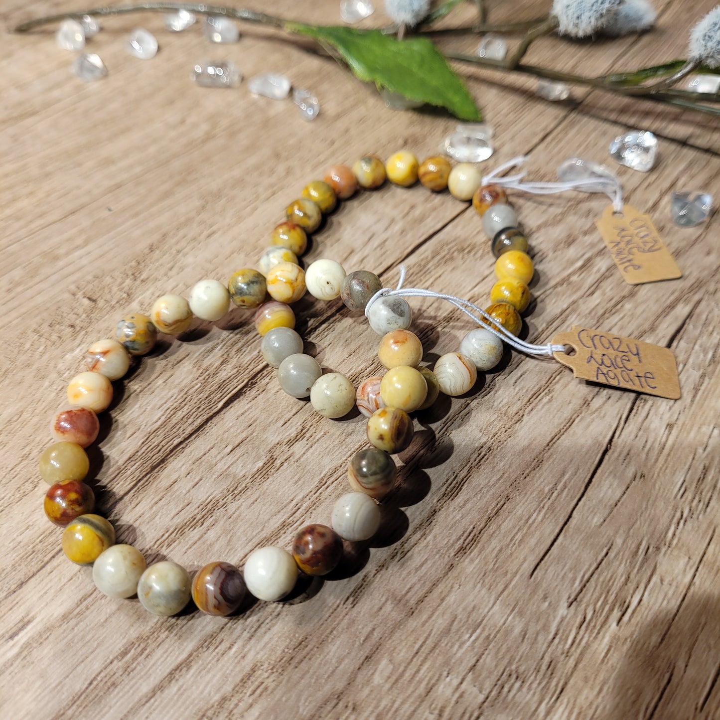 Crazy Lace Agate Bracelet