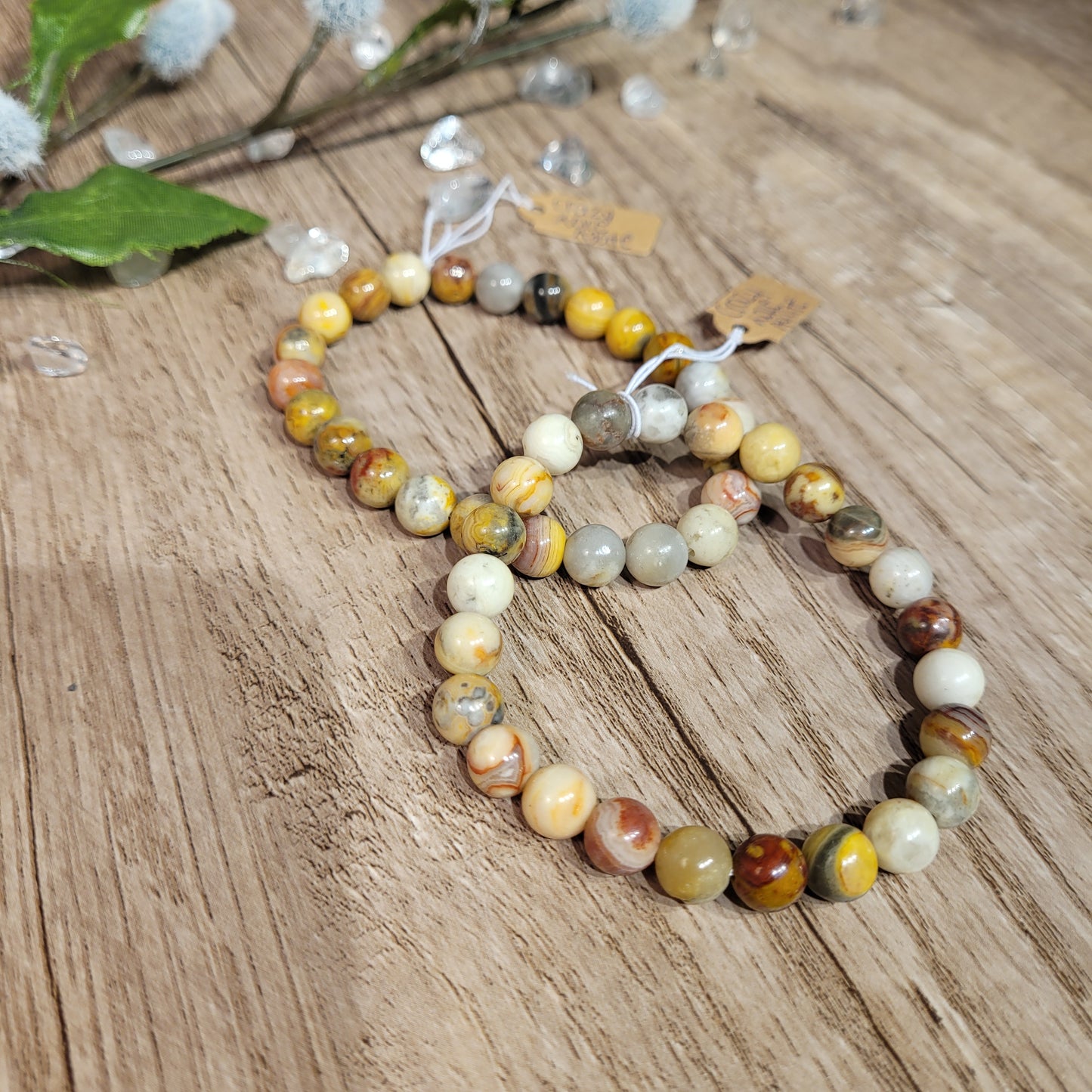 Crazy Lace Agate Bracelet