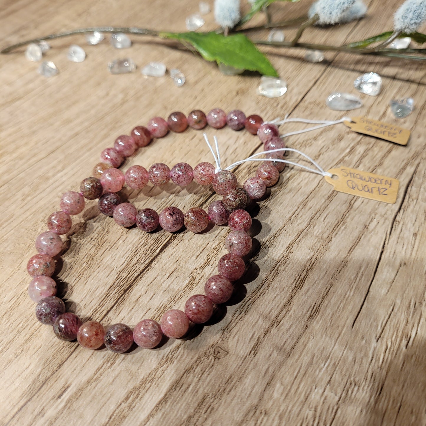 Strawberry Quartz Bracelet
