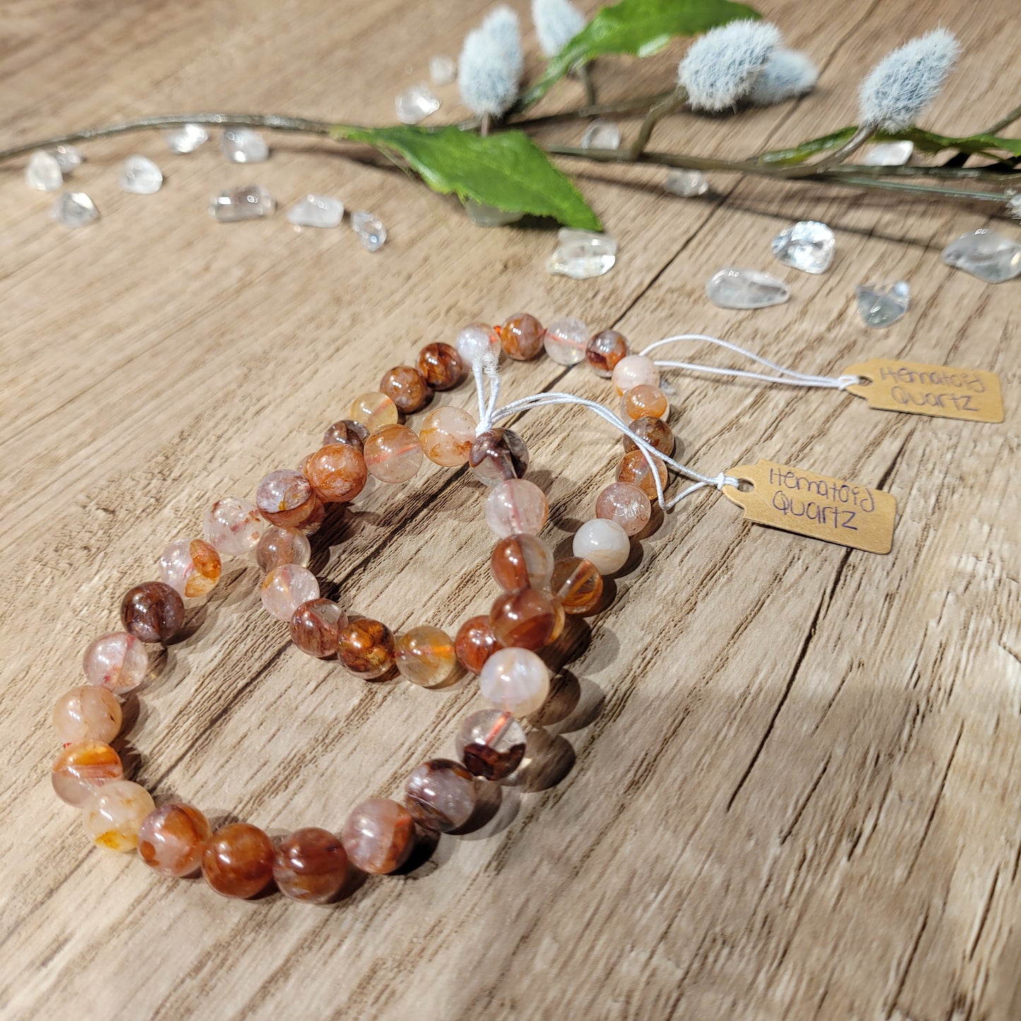 Hematoid Quartz Bracelet