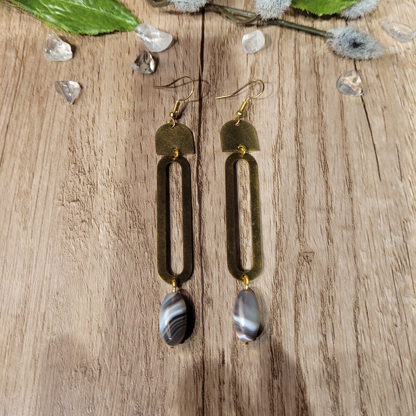 Botswana Agate Earrings