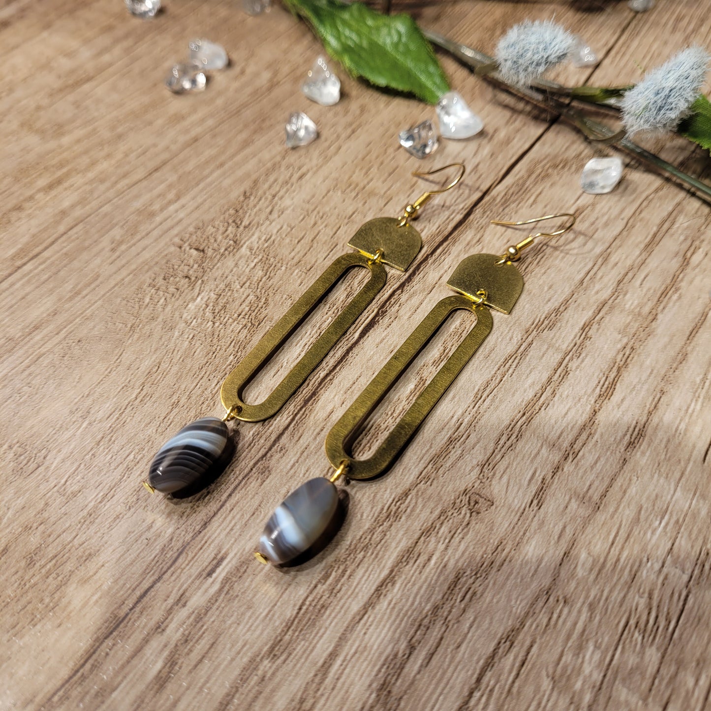 Botswana Agate Earrings