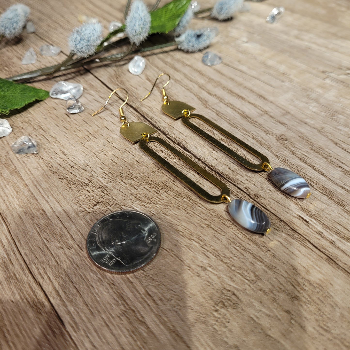 Botswana Agate Earrings