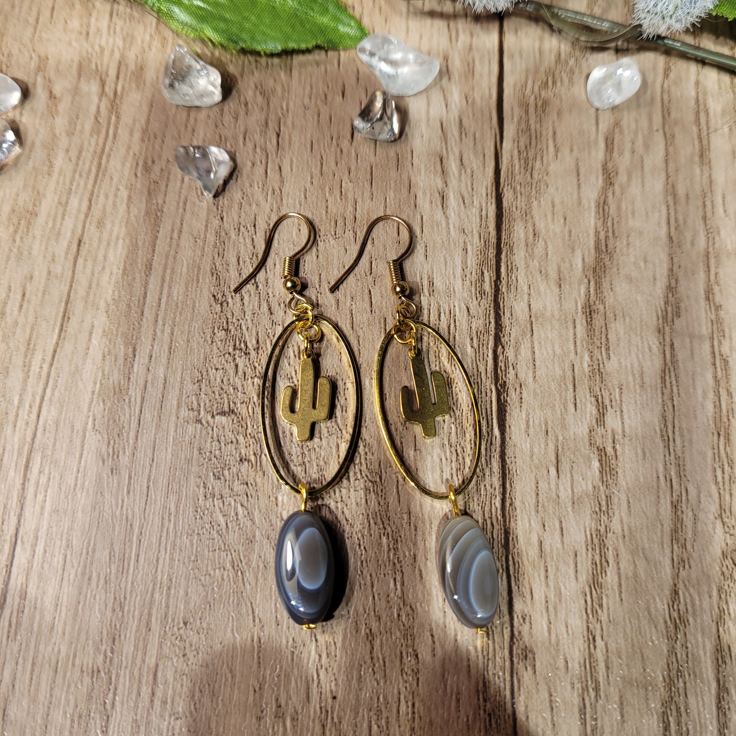 Botswana Agate Earrings