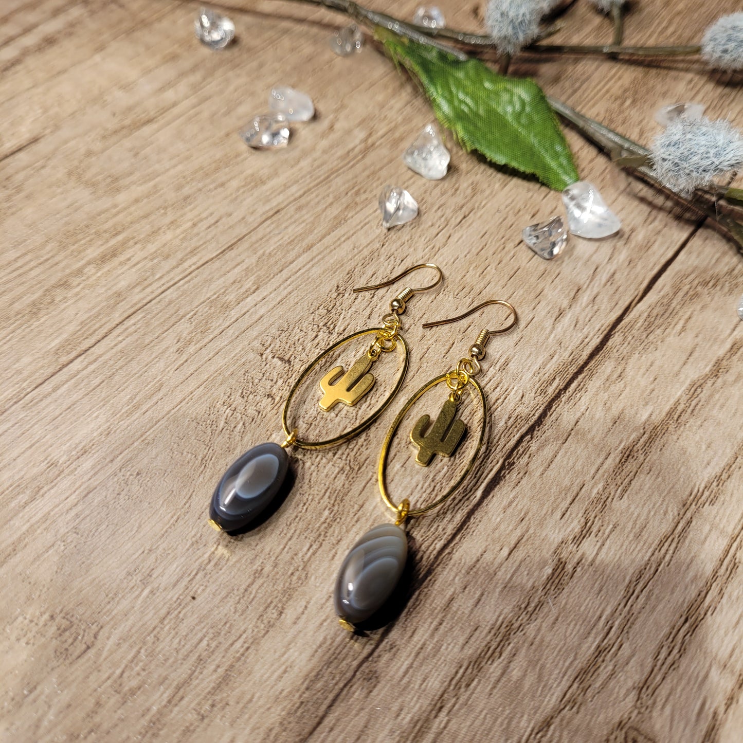 Botswana Agate Earrings