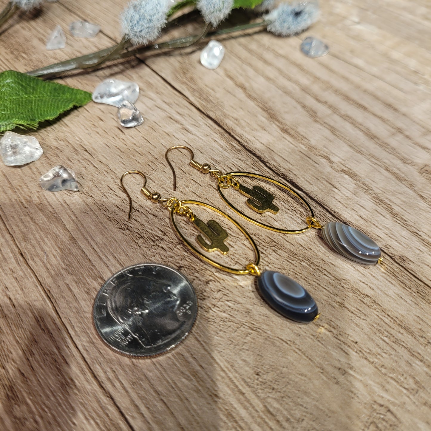 Botswana Agate Earrings