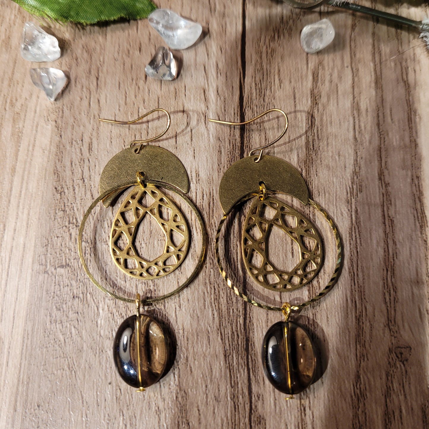 Smoky Quartz Earrings